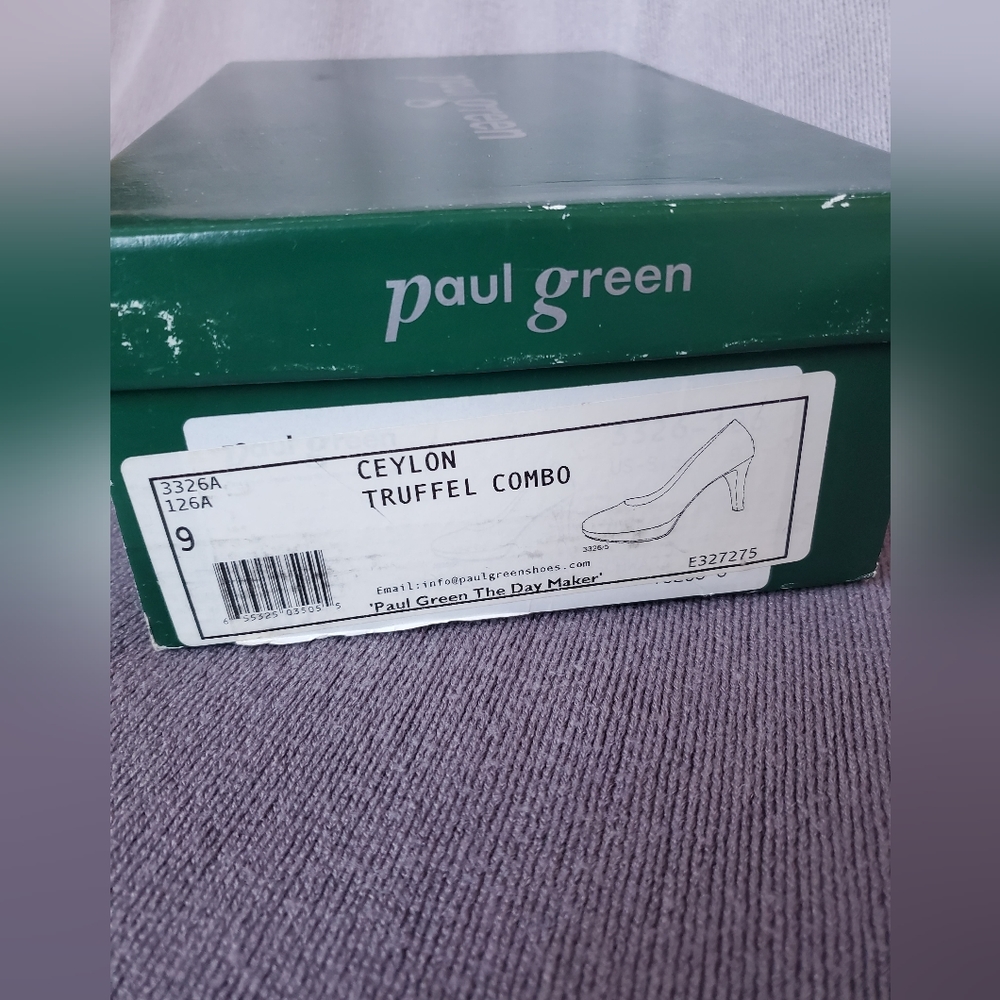 Paul Green, Ceylon pump. Size 9, grey/taupe color - Picture 2 of 12